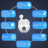 AI Language Translation Earbuds, Translation Earbuds Real Time, 144 Languages Online Translation, Two Way Translator for iOS for Android, White product image