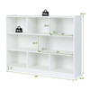 3-tier 8-Cube Standing Storage Shelves product image