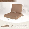 Deep Seat Cushion and Back Pillow with Removable Covers (2- to 8-Pack) product image
