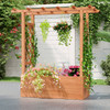 Wooden Raised Garden Bed with Trellis (1- or 2-Pack) product image
