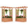 Wooden Raised Garden Bed with Trellis (1- or 2-Pack) product image
