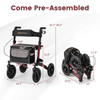 Folding Walker with 9" Pneumatic Tires and Adjustable Handle Height product image