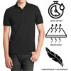 Men’s Short Sleeve Pique Polo Shirt (5-Pack) product image