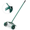 18-inch Lawn Aerator with Long Steel Handle and Spiked Roller product image