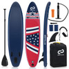 10- or 11-Foot Inflatable Stand-Up Paddle Board with Paddle product image