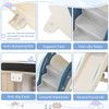  4-in-1 Toddler Slide Playground with Basketball and Rings product image