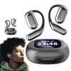 Bluetooth AI Translator Wireless Open Earphone 144 Language Real-Time Translate LED Full-Color Touch Screen Earphones Color Black product image