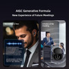 144 Language AI Translator Headphones Bluetooth 5.4 Simultaneous Interpretation Earphone Ai Voice Real Time Translator Earbuds Color Black product image