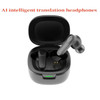 144 Language AI Translator Headphones Bluetooth 5.4 Simultaneous Interpretation Earphone Ai Voice Real Time Translator Earbuds Color Black product image