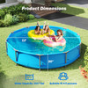 Outdoor Family Swimming Pool with Triple-Layer PVC Fabric product image