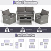 8-Piece Patio Furniture Set with 4 Chairs product image