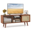 Mid-Century Modern TV Stand with Adjustable Shelf product image