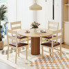 Wooden Dining Chairs with Curved Backrest  product image