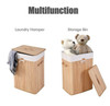 Rectangle Bamboo Laundry Hamper product image