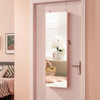 Mirrored Wall or Door Mounted Jewelry Cabinet product image
