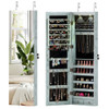 Mirrored Wall or Door Mounted Jewelry Cabinet product image