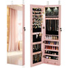 Mirrored Wall or Door Mounted Jewelry Cabinet product image
