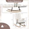 Rocking Chair with 5-Level Adjustable Backrest product image