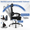 Ergonomic Office Chair with Retractable Footrest product image
