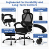 Ergonomic Office Chair with Retractable Footrest product image