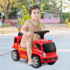 Kids' Foot-to-Floor Fire Truck with Music and Bubble Maker product image