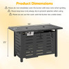 40-Inch Outdoor Propane Fire Pit with Adjustable Flames product image