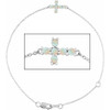 Opal Bracelet with Sideways Cross product image
