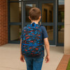 Stealth Strike 16” Blue Red Camo Backpack product image