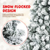 Prelit 7.5ft Snowy Christmas Tree with 450 LED Lights product image