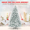 Prelit 7.5ft Snowy Christmas Tree with 450 LED Lights product image