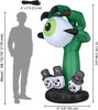 6FT Halloween Inflatable Monster Hand Eyeball with LED Lights  product image