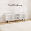 47.5" Console Cabinet for 55-Inch TVs with Storage Shelves product image