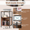 Mobile Record Player Stand with Power Cubby  product image