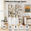  70" Bookcase with Adjustable Shelves with Cabinet  product image