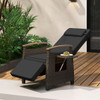 Adjustable Wicker Patio Recliner Chair product image