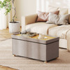 30” Storage Ottoman Bench with Tray (1- or 2-Pack) product image