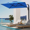 9FT Wall Mounted Outdoor Patio Umbrella product image