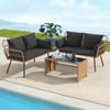 Wicker  Patio  Loveseat  Sofa  product image