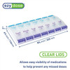 Ezy Dose Push Button 7-Day Pill Case AM/PM product image