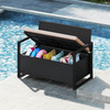 Rattan Loveseat with Inclined Backrest and Under-Seat Storage product image