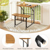 Patio Table and One Sided Bench Set (1 or 2-Pack) product image
