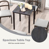 Square Dining Table with Solid Wood Frame product image