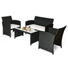 Rattan Outdoor 4-Piece Patio Furniture Set product image