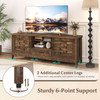 TV Stand with 2 Woven Accent Doors  product image