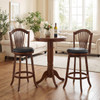 31” Bar Height Barstools with Backrest and Footrests product image
