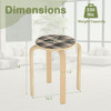 Round Stacking Stool (4-Pack) product image