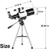 ToyerBee 70mm Aperture Refractor (15X-150X) Portable Travel Telescope product image
