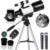 ToyerBee 70mm Aperture Refractor (15X-150X) Portable Travel Telescope product image