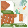 Outdoor Indoor Dining Table With Slatted Tabletop product image