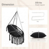 Macrame Swing Chair with Soft Cushions product image